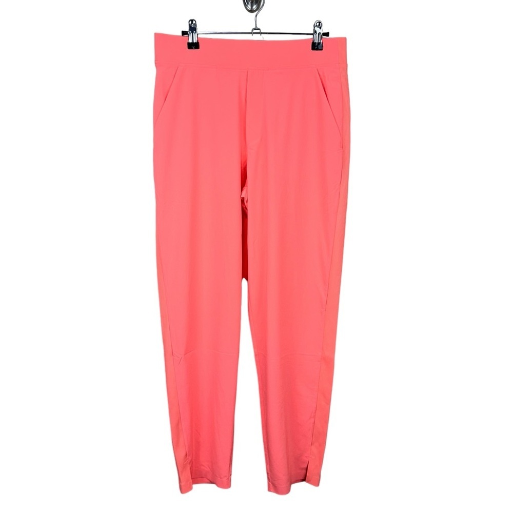 Athleta Brooklyn Ankle Pants Sunset Glow Neon Coral Size 8
